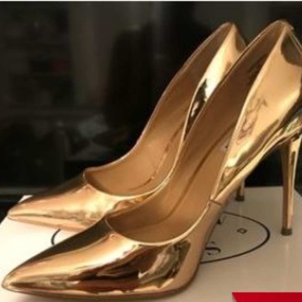 Steve Madden Daisie Rose Gold Pump
